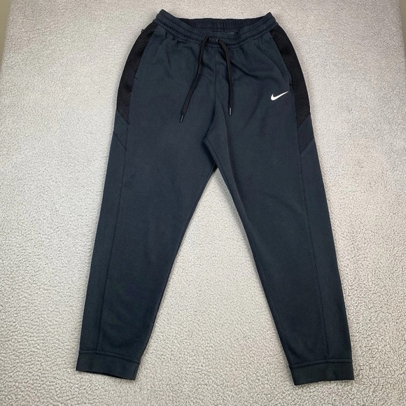 Nike Men's Size XL Showtime Black Basketball Gym Workout Jogger Sweatpants ** - Picture 1 of 9